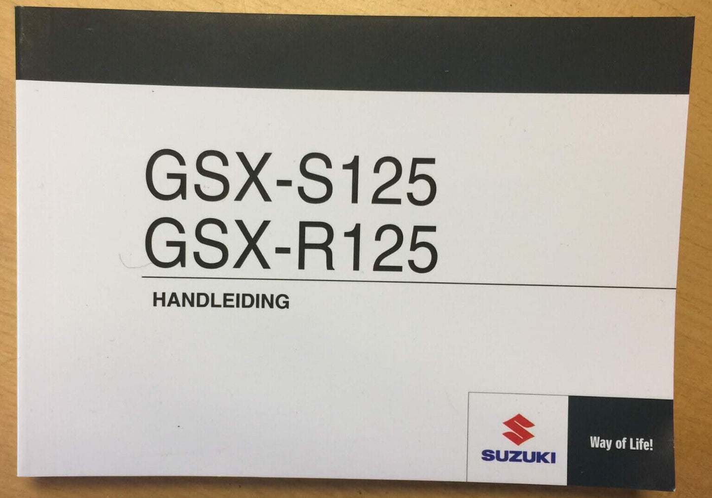SUZUKI GSXR 125 GSX R125 GSXS125 HANDLEIDING 2016 2017 2018