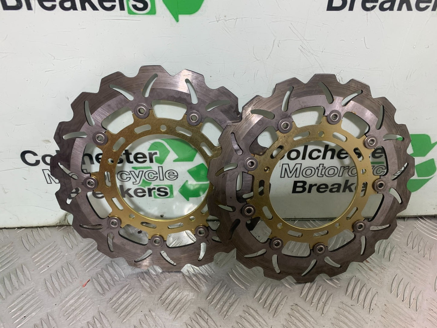YAMAHA YZF R1 4C8 FRONT BRAKE DISCS YEAR 2007-2008 (CMB1237)