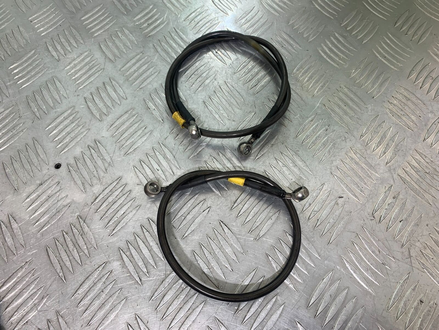 KAWASAKI ER6 F BRAIDED BRAKE LINES YEAR 2005-2008 (CMB1098)