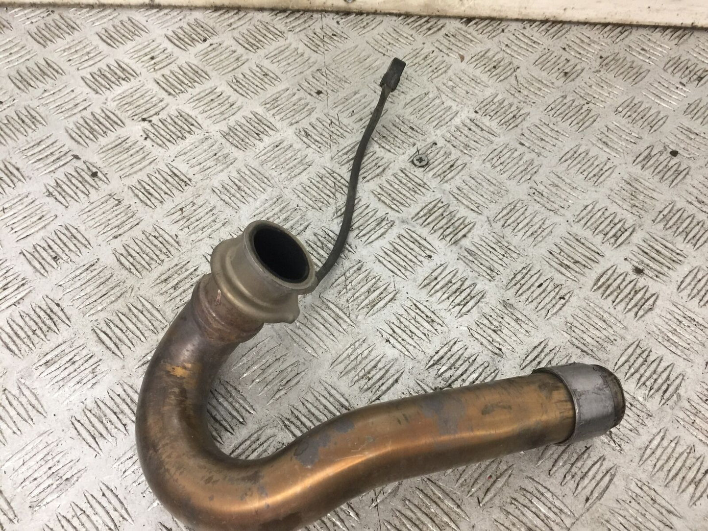 TRIUMPH 900 STREET SCRAMBLER EXHAUST DOWNPIPE YEAR 2018 (STOCK 896)