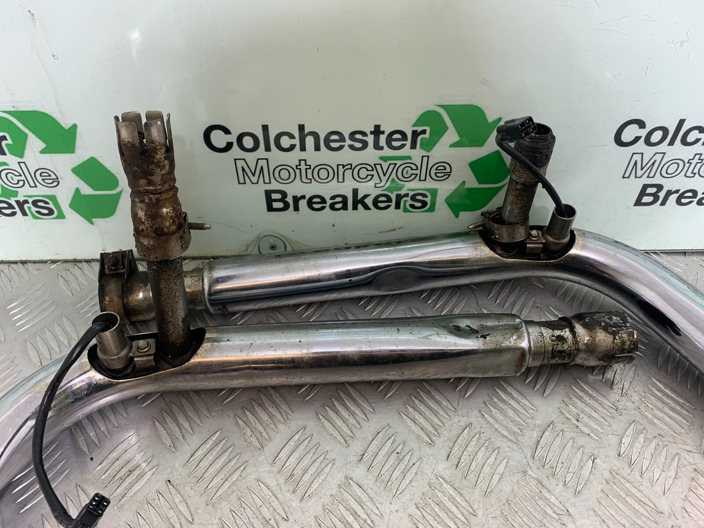 TRIUMPH THUNDERBIRD 1600 EXHAUST DOWNPIPES YEAR 2011 (CMB1107)