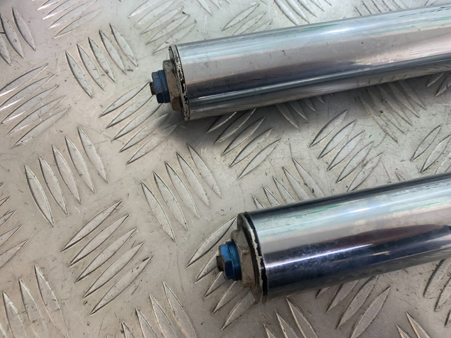 KAWASAKI ZX6R ZX636 FORKS (BENT SOLD AS PARTS) YEAR 2002 (CMB1100)