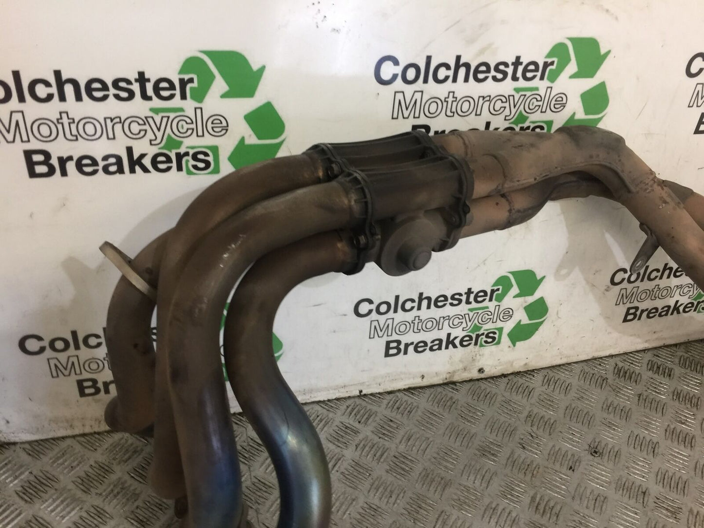 HONDA CBR929 FIREBLADE EXHAUST DOWNPIPES YEAR 2000-01 (STOCK 683)