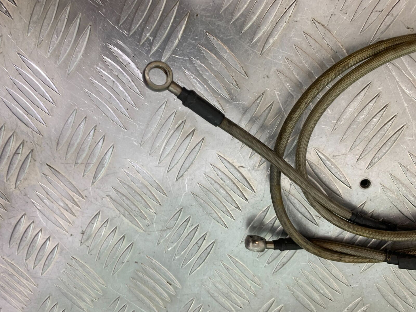 SUZUKI SV650 SV 650 BRAIDED FRONT BRAKE LINES YEAR 2003-2006 (CMB1024)