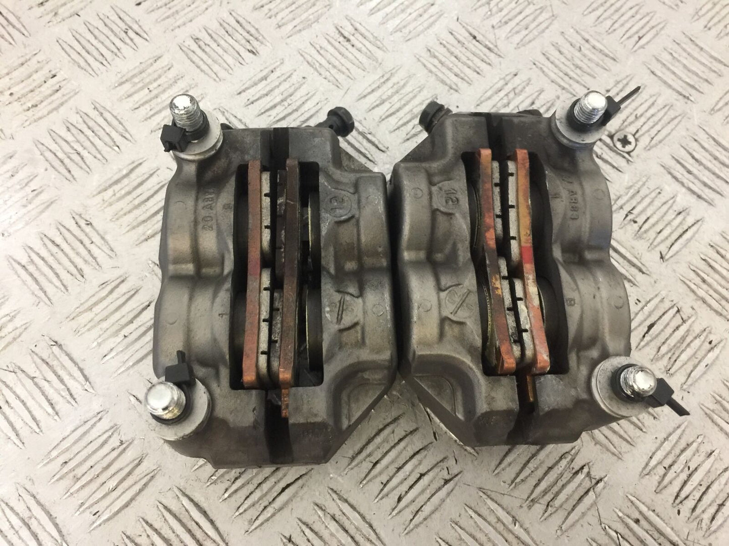 APRILIA TUONO 1000 V4R BREMBO FRONT BRAKE CALIPERS YEAR 2011-13 (STOCK 746)