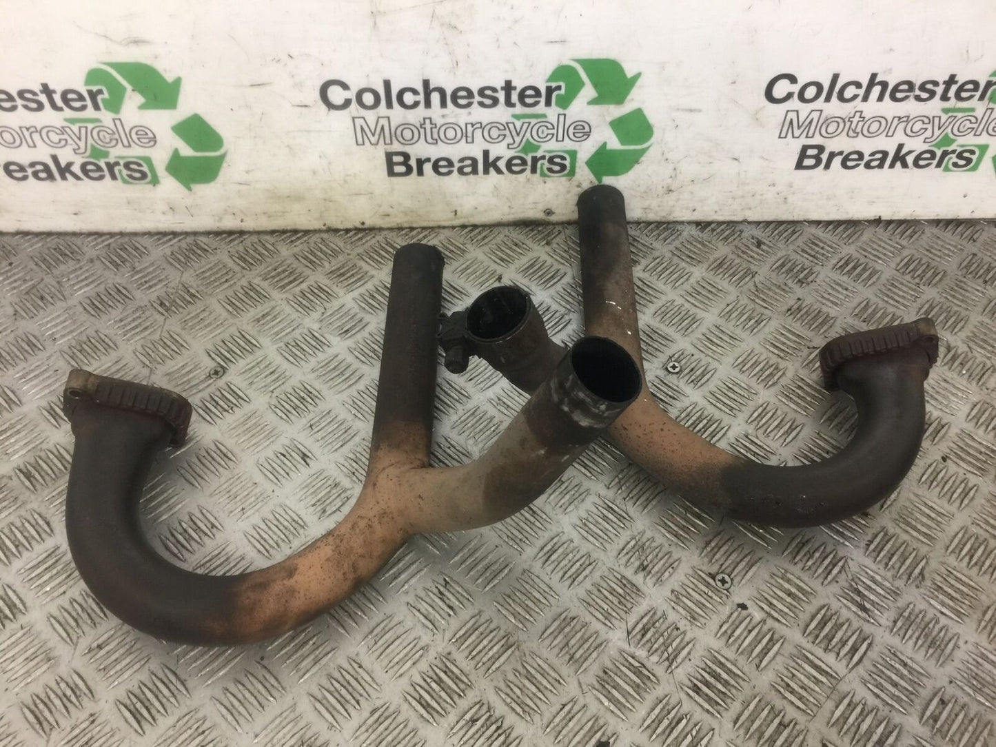 BMW R1150 GS EXHAUST DOWNPIPES YEAR 1997-05 (STOCK 590)