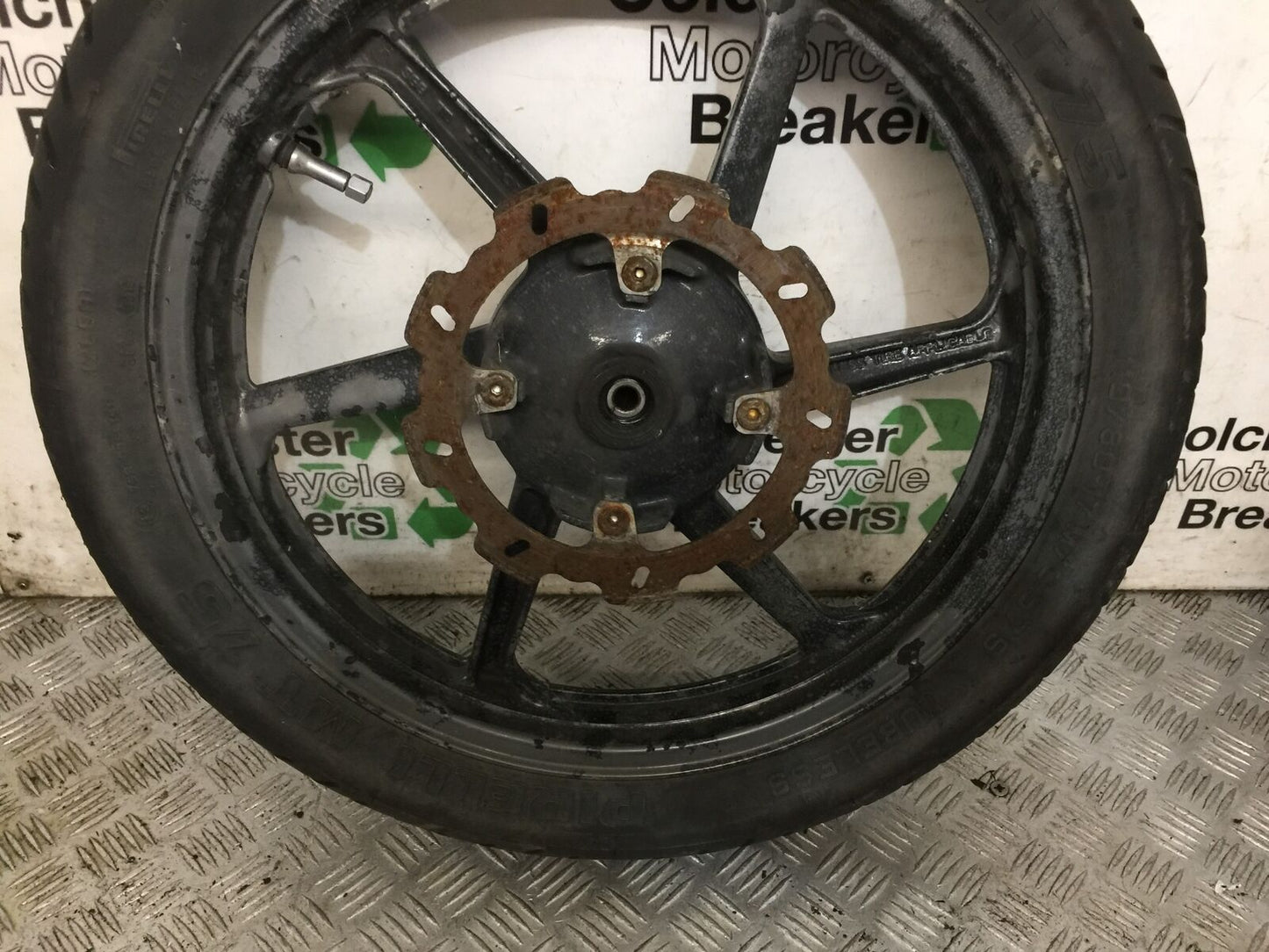 HONDA CBR125 CBR 125 REAR WHEEL YEAR 2007-10 (STOCK 884)