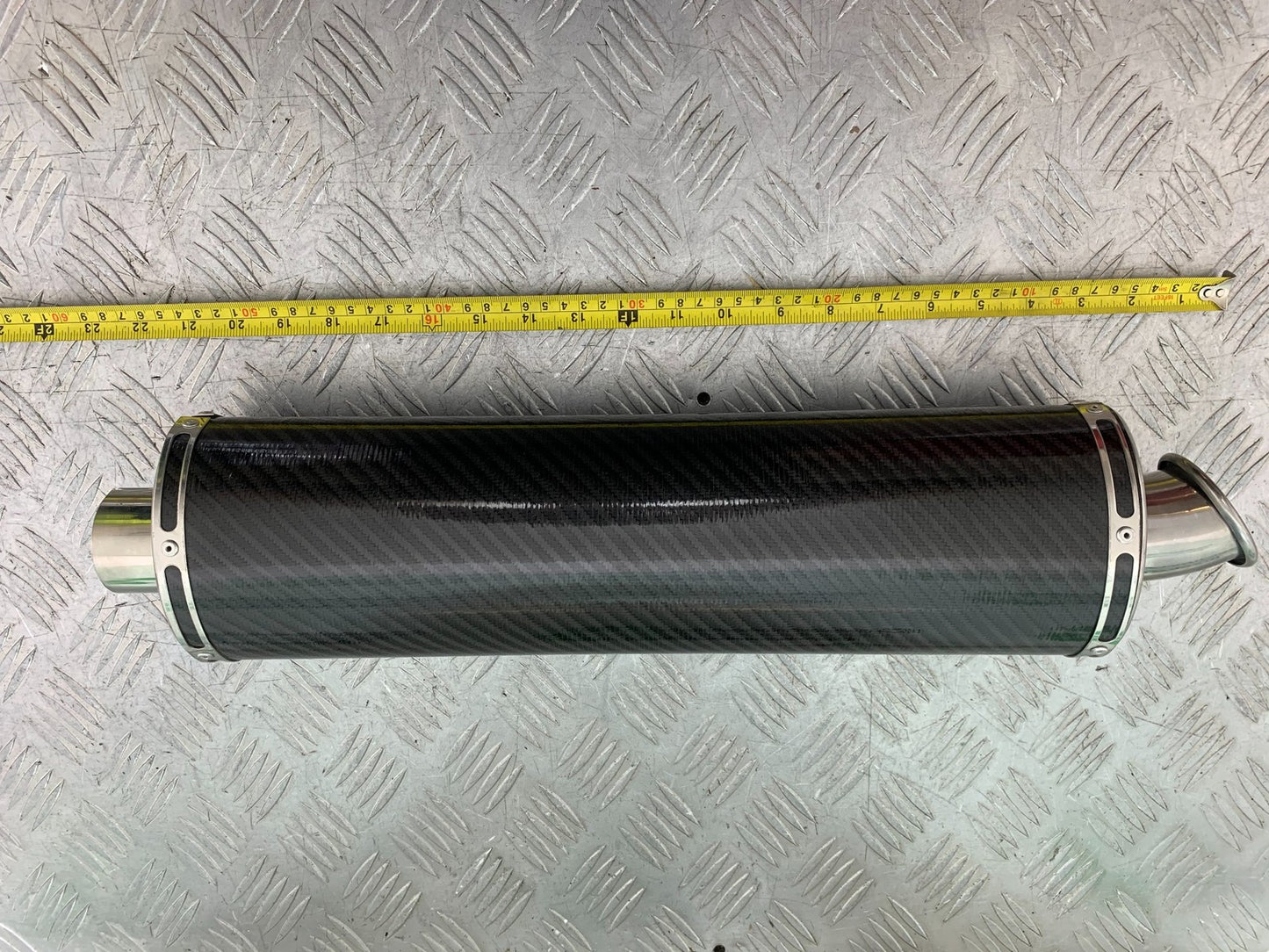 VIPER EXC501 END CAN CARBON SILENCER SLIP ON 51mm - HONDA KAWASAKI SUZUKI YAMAHA