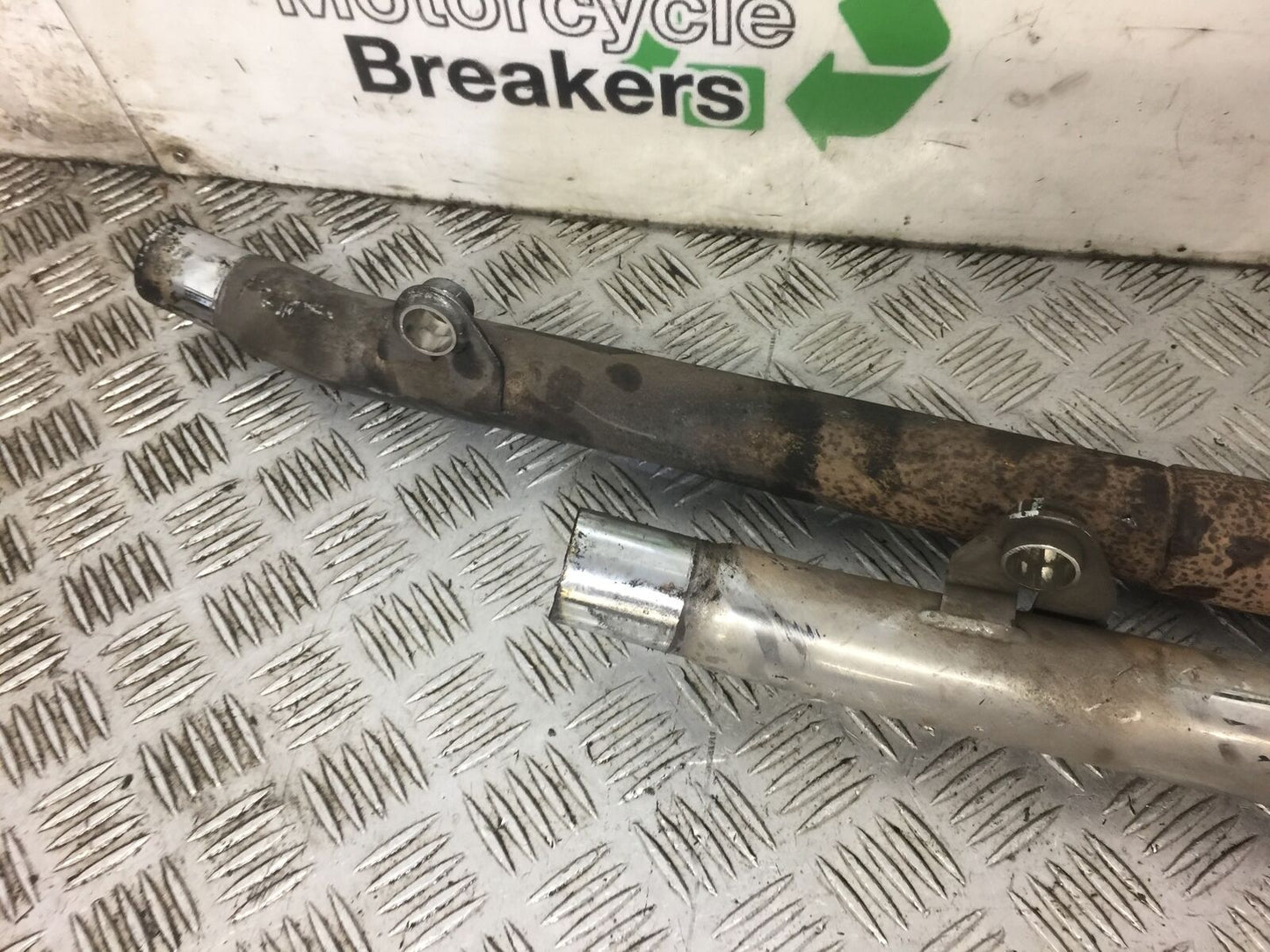 TRIUMPH BONNEVILLE 865 EXHAUST DOWNPIPES YEAR 2008-2015 (STOCK 507)