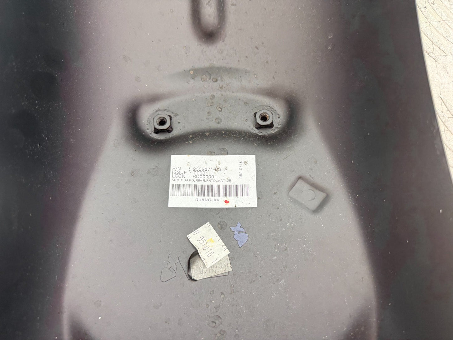 TRIUMPH STREET CUP 900 REAR MUDGUARD YEAR 2017-2020