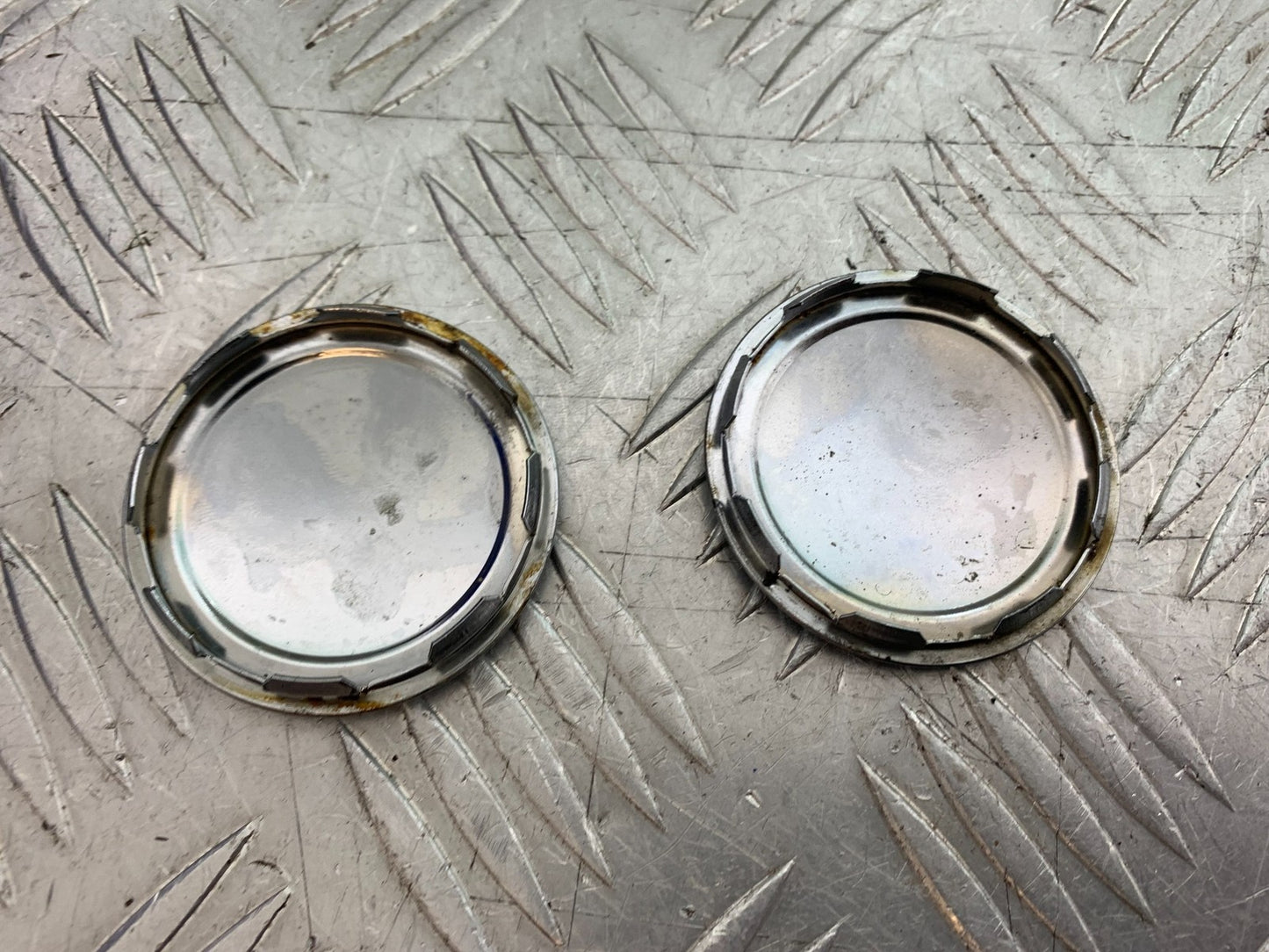 YAMAHA XV1100 XV 1100 VIRAGO CHROME FRAME CAPS 1990-1999 (CMB1243)