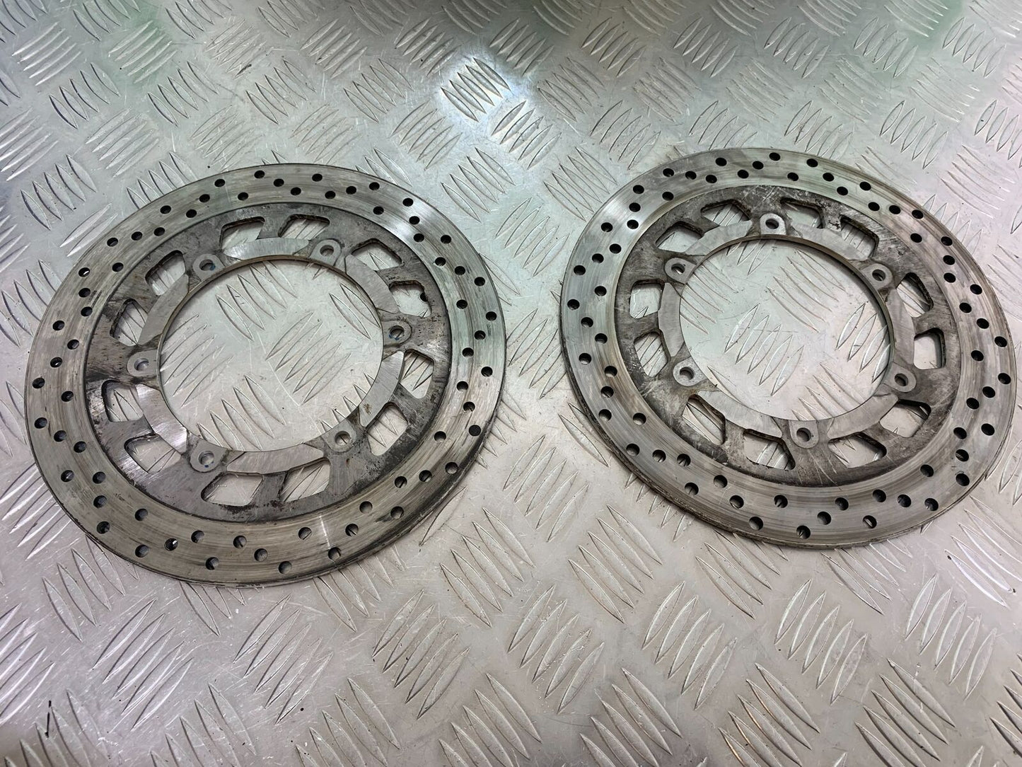 YAMAHA XV750 XV 750 VIRAGO FRONT BRAKE DISCS YEAR 1992 (CMB1016)