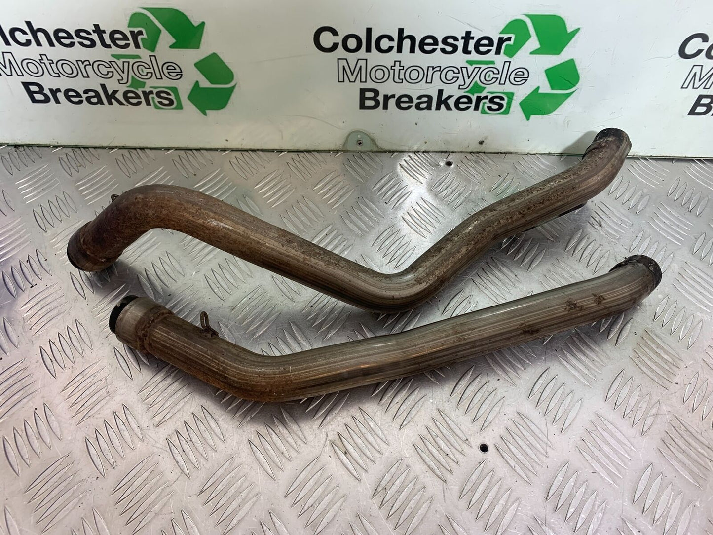 APRILIA FUTURA RST 1000 DOWNPIPES AND COLLECTOR BOX YEAR 2001-2005 (CMB1033)