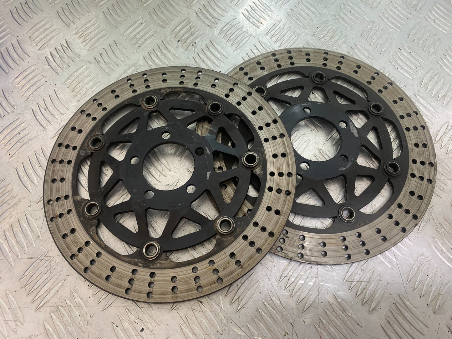 KAWASAKI ZX6R ZX6 F FRONT BRAKE DISCS YEAR 1995-1997 (CMB1169)