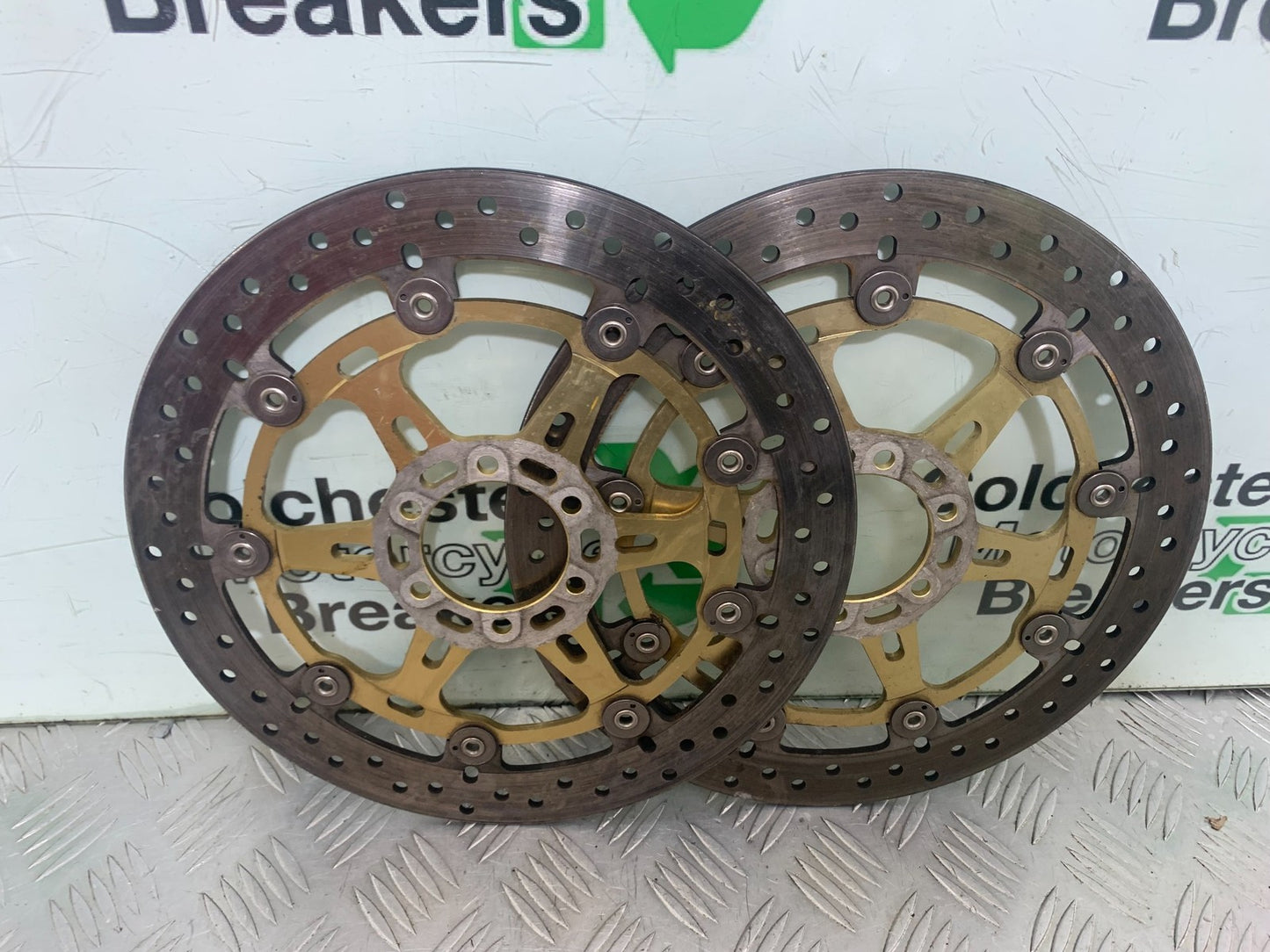 APRILIA RSV1000 R FACTORY MILLE FRONT BRAKE DISCS 2004-09 (CMB1203)