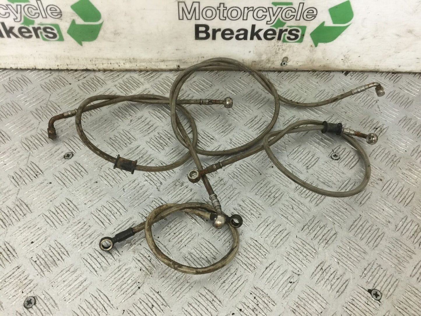 DUCATI MONSTER 600 FRONT AND REAR BRAKE LINES YEAR 1994-2001 (STOCK 850)