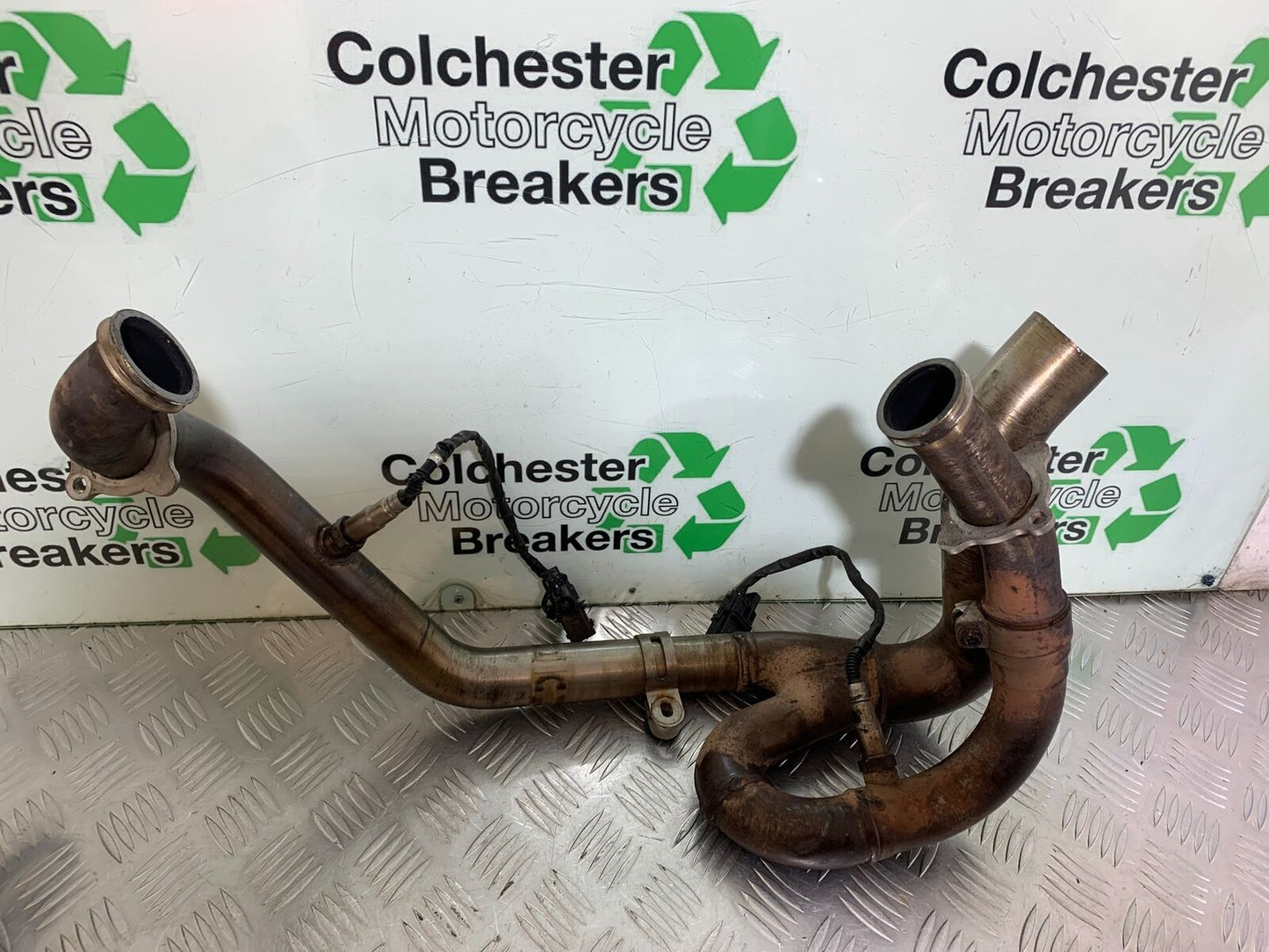 KTM 990 SUPERMOTO T EXHAUST DOWNPIPES YEAR 2010-2011 (CMB1067)