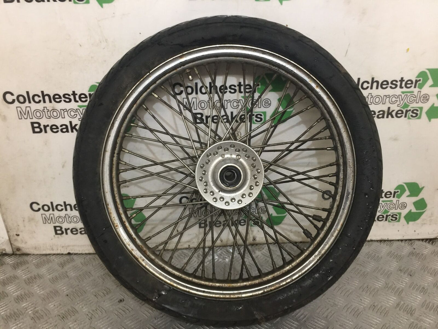 HONDA VT600 VT 600 SHADOW FRONT WHEEL YEAR 1992-1997 (STOCK 833)
