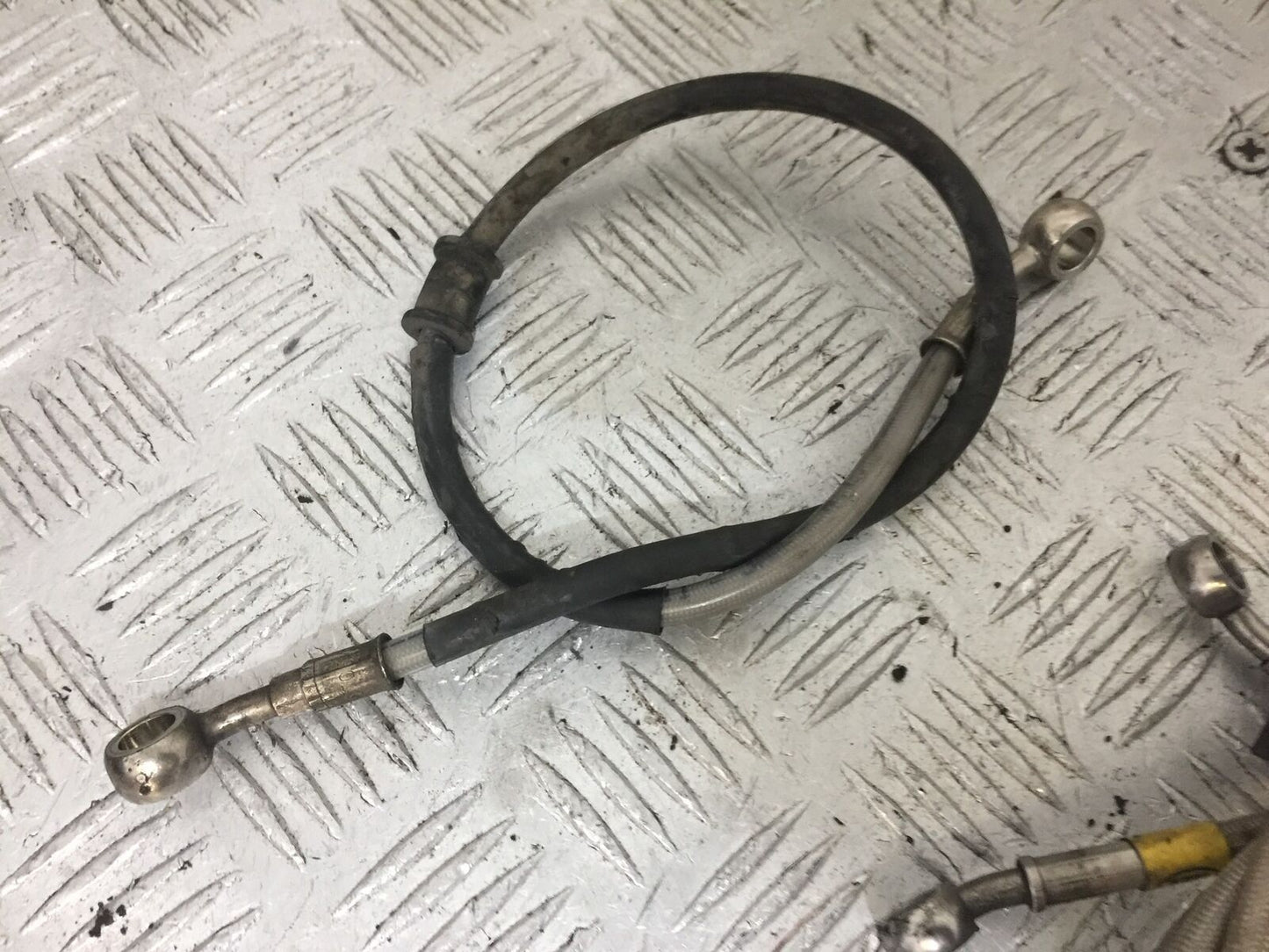APRILIA TUONO 1000 V4R BRAIDED BRAKE LINES 2011-13 (STOCK 746)