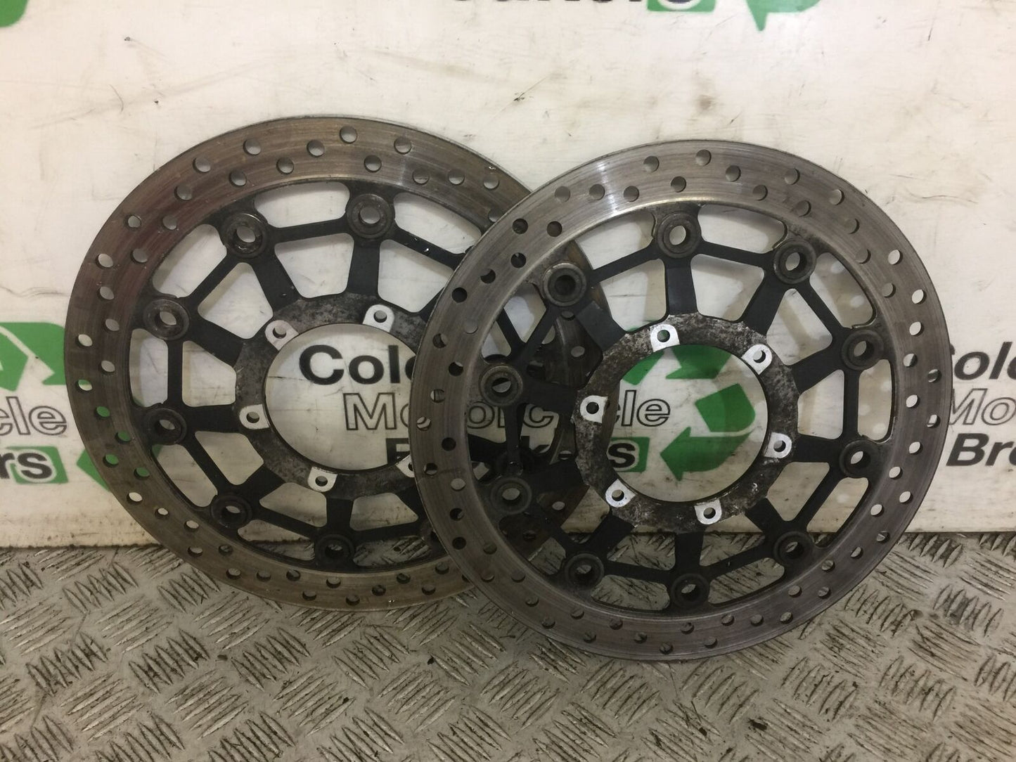HONDA CB1000R CB 1000 R FRONT BRAKE DISCS YEAR 2008-2016 (STOCK 715)