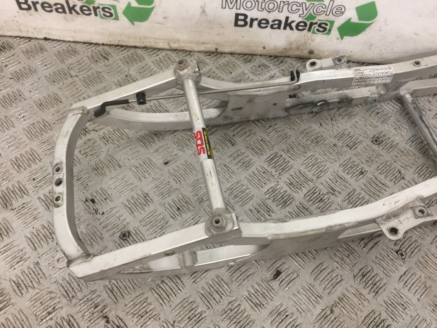 APRILIA RSV1000 RSV 1000 REAR SUBFRAME YEAR 1999 2000 (STOCK 770)