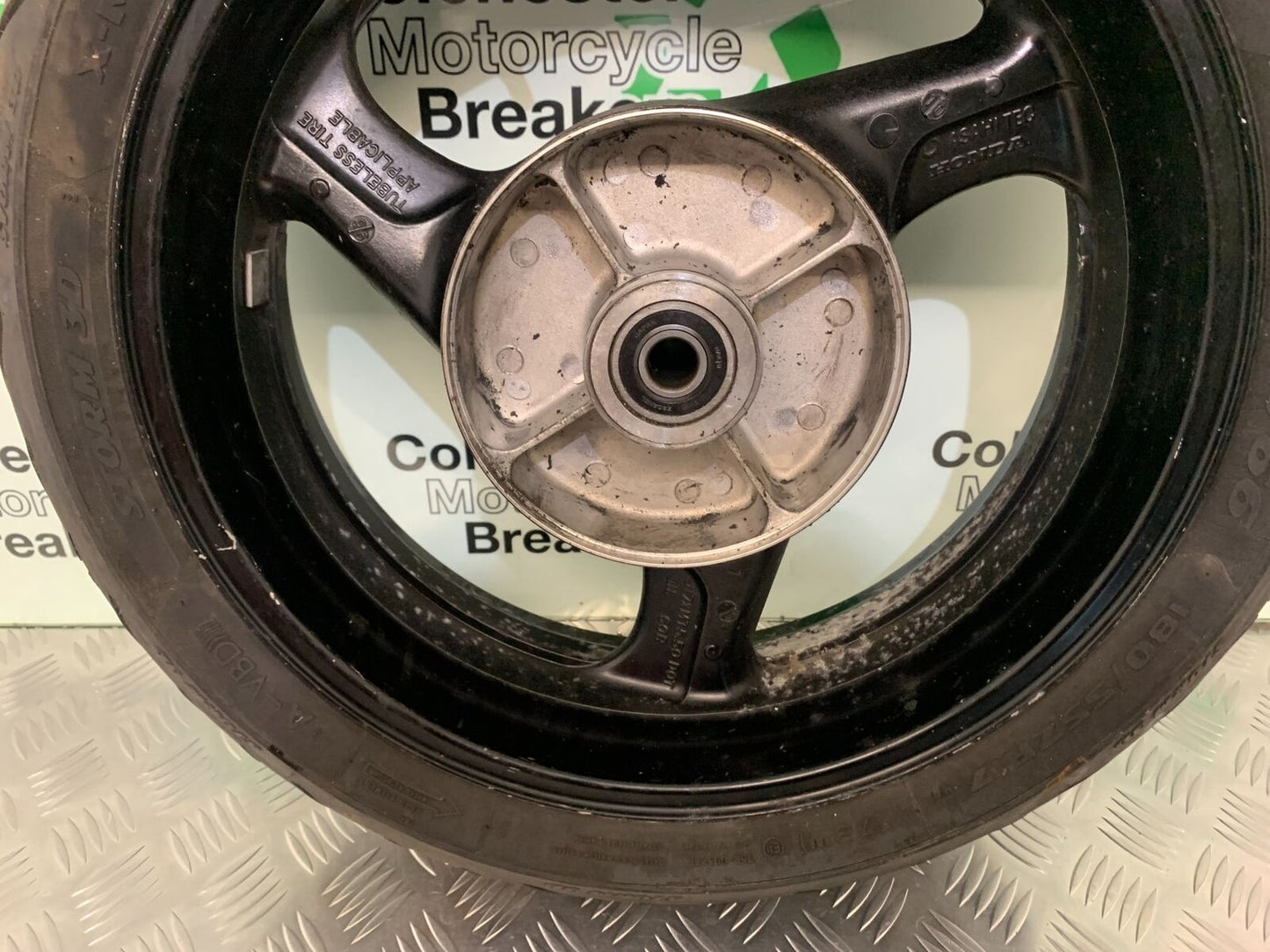 HONDA CBR1100 BLACKBIRD REAR WHEEL YEAR 1996-1998 (STOCK 936)