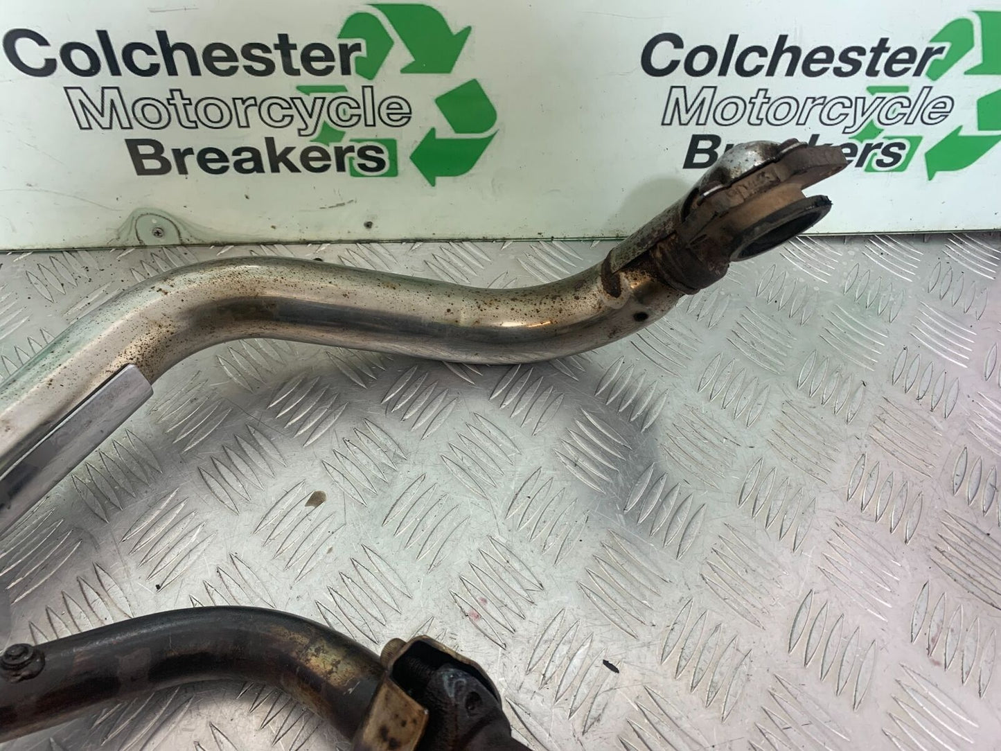 YAMAHA XVS 1100 DRAGSTAR EXHAUST DOWNPIPES YEAR 2000-2007 (CMB1108)