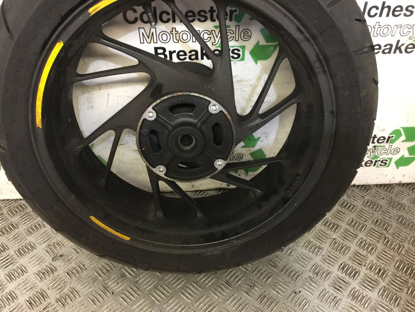 HONDA CB650 F CB 650 FA-E REAR WHEEL YEAR 2014-2017 STOCK 609