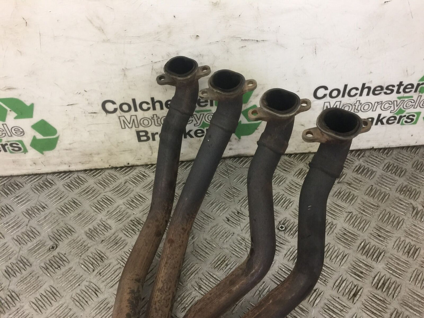 TRIUMPH TT600 TT 600 EXHAUST DOWNPIPES YEAR 2001 (STOCK 597)