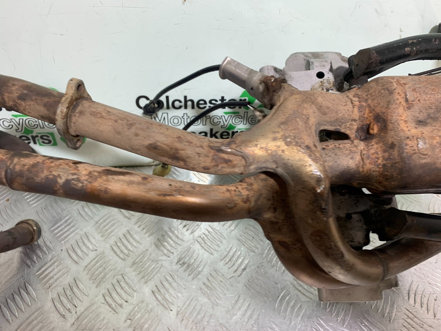 HONDA VFR800 VFR 800 V-TEC EXHAUST DOWNPIPES YEAR 2002 -09 (CMB1296)