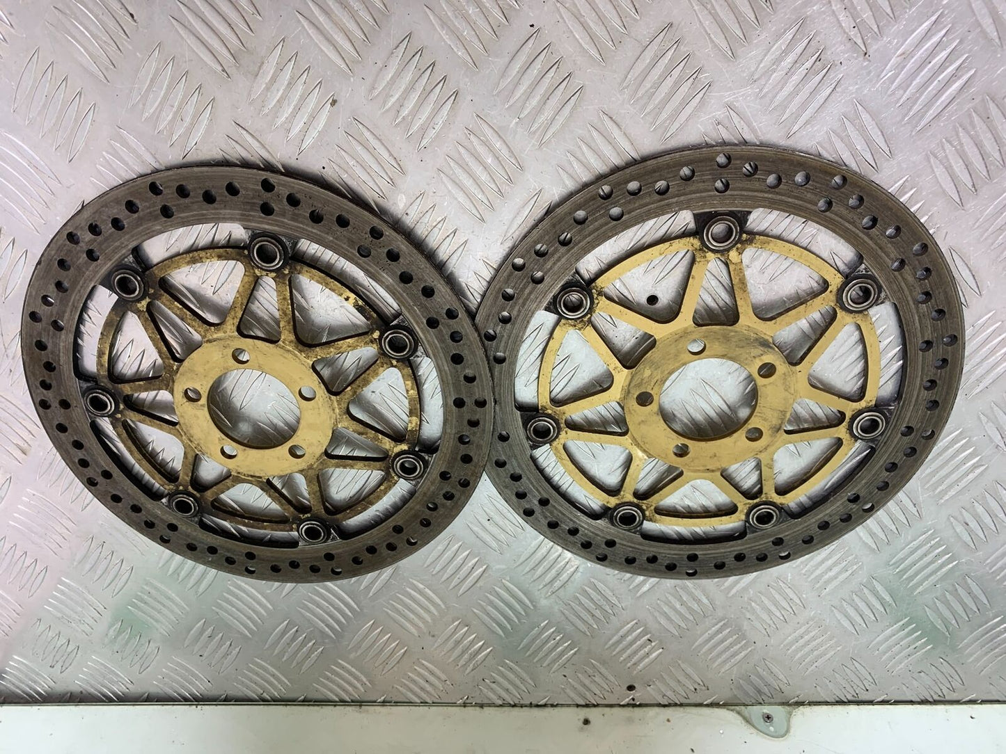 KAWASAKI ZX12R ZX12 R FRONT BRAKE DISCS YEAR 2000-01 (CMB1038)