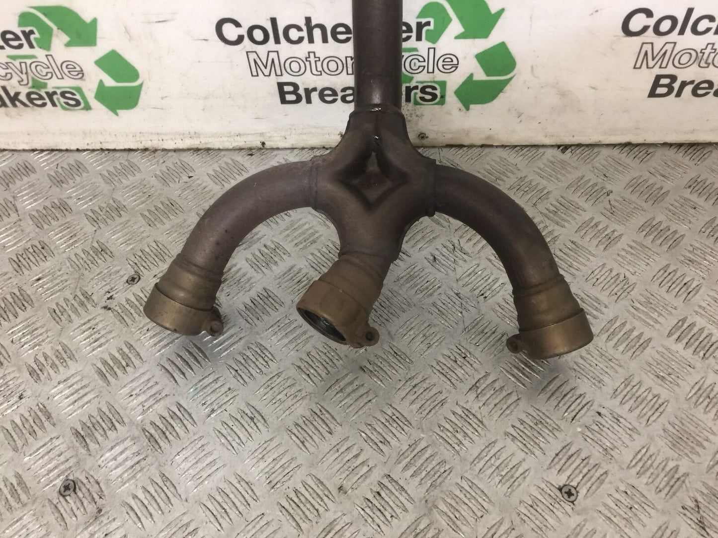 DUCATI MONSTER S4 916 EXHAUST DOWNPIPES YEAR 2001 STOCK (755)