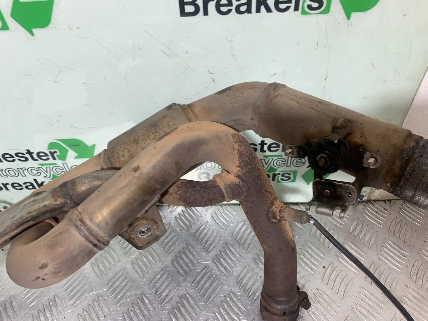 SUZUKI DL1000 V-STROM EXHAUST DOWNPIPES YEAR 2014-2019 (CMB1325)