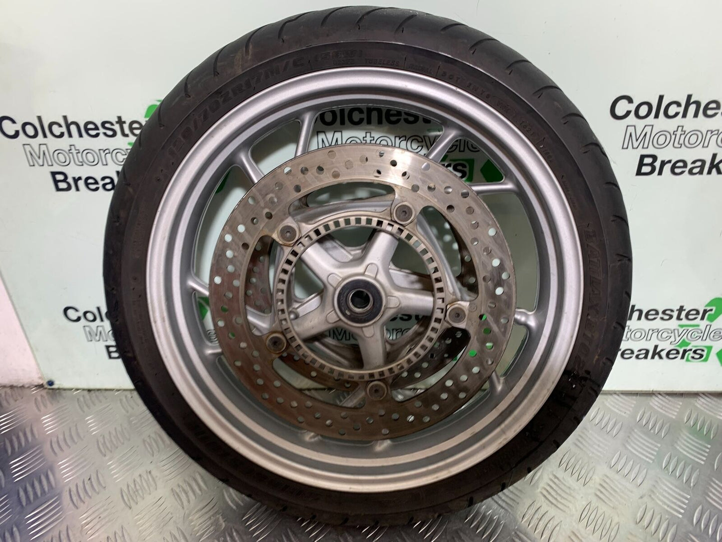 BMW F800 GT FRONT WHEEL AND DISCS YEAR 2013-2017 (CMB1031)
