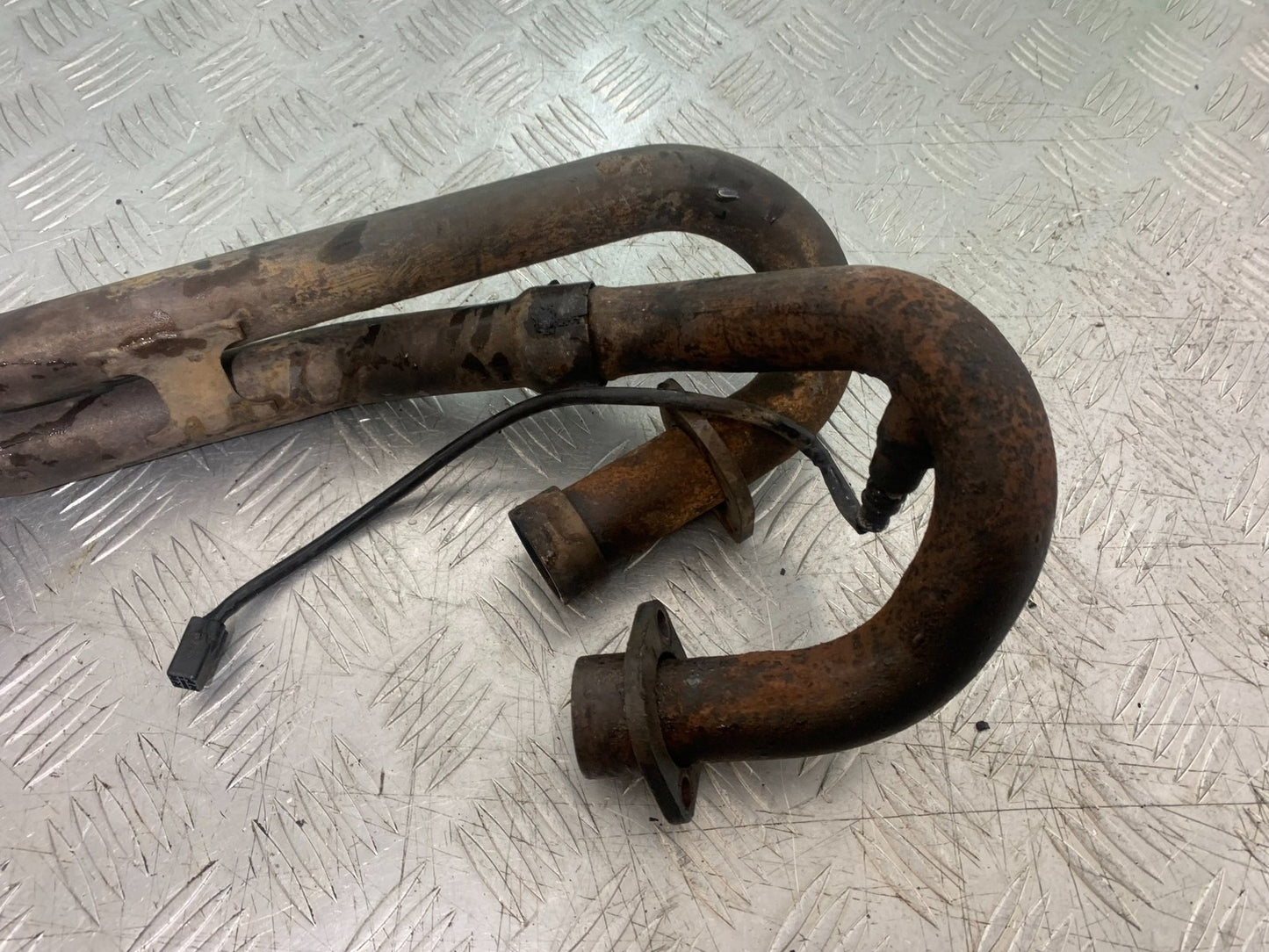 APRILIA 650 PAGASO STRADA EXHAUST DOWNPIPES YEAR 2005-2010 (CMB1260)