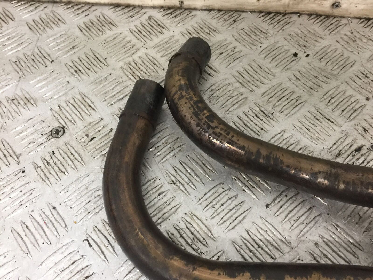 HONDA VFR800 VFR 800 V TEC EXHAUST DOWNPIPES YEAR 2002 (STOCK 785)