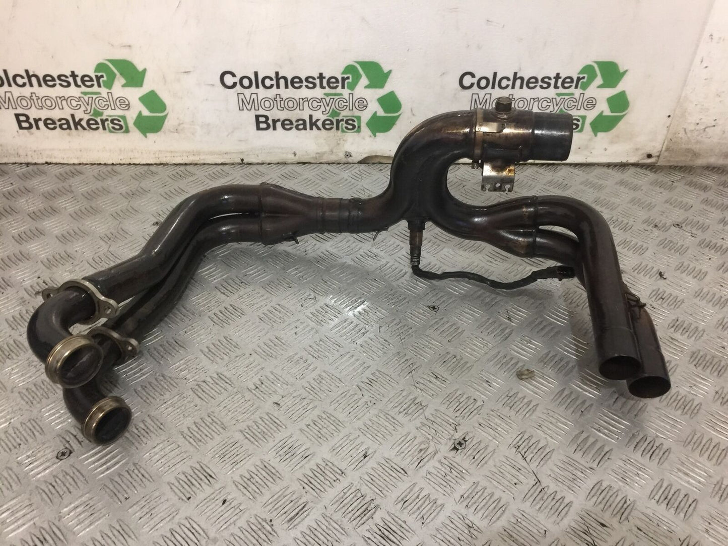 APRILIA TUONO 1000 V4R EXHAUST DOWNPIPES YEAR 2011-13 (STOCK 746)