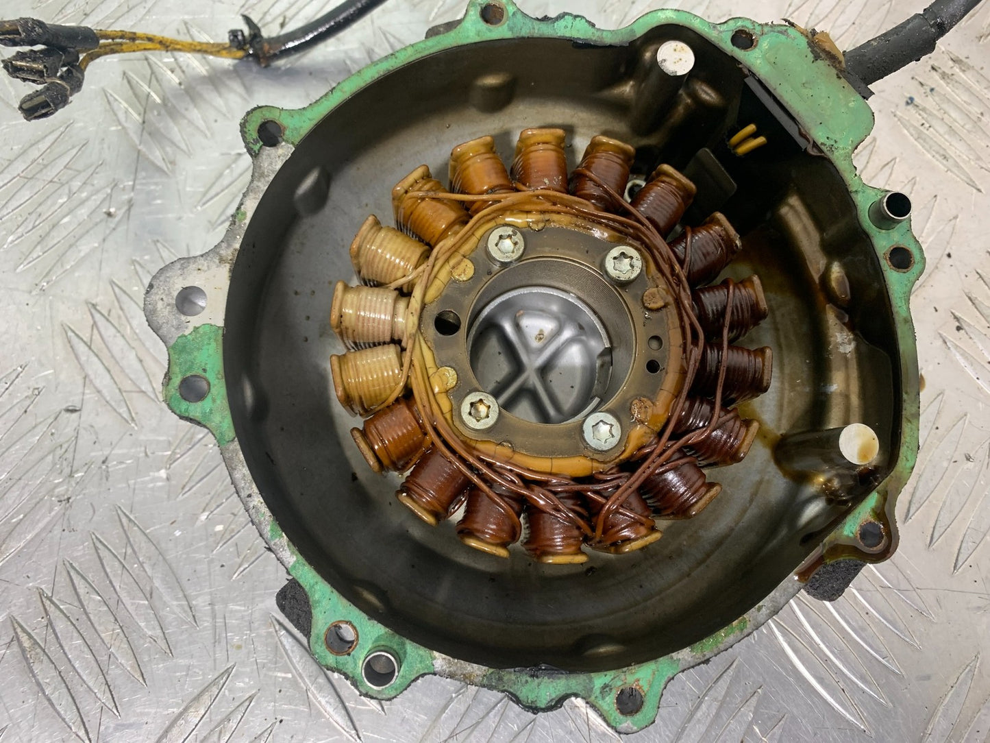 HONDA VFR800 PRE V-TEC GENERATOR AND COVER YEAR 1998-2001