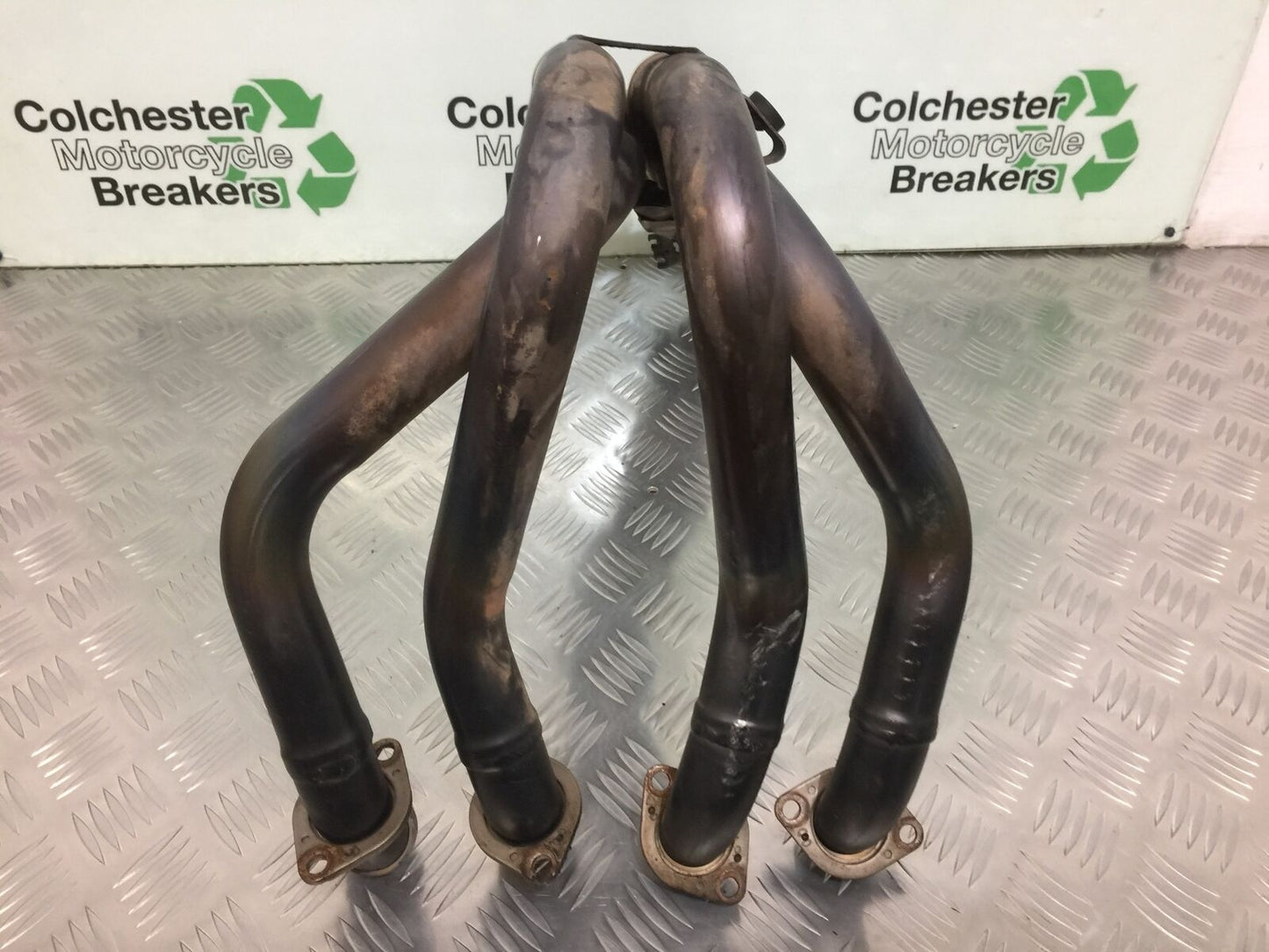 KAWASAKI ZX10R ZX10 R EXHAUST DOWNPIPES YEAR 2004-2005 (STOCK 932)