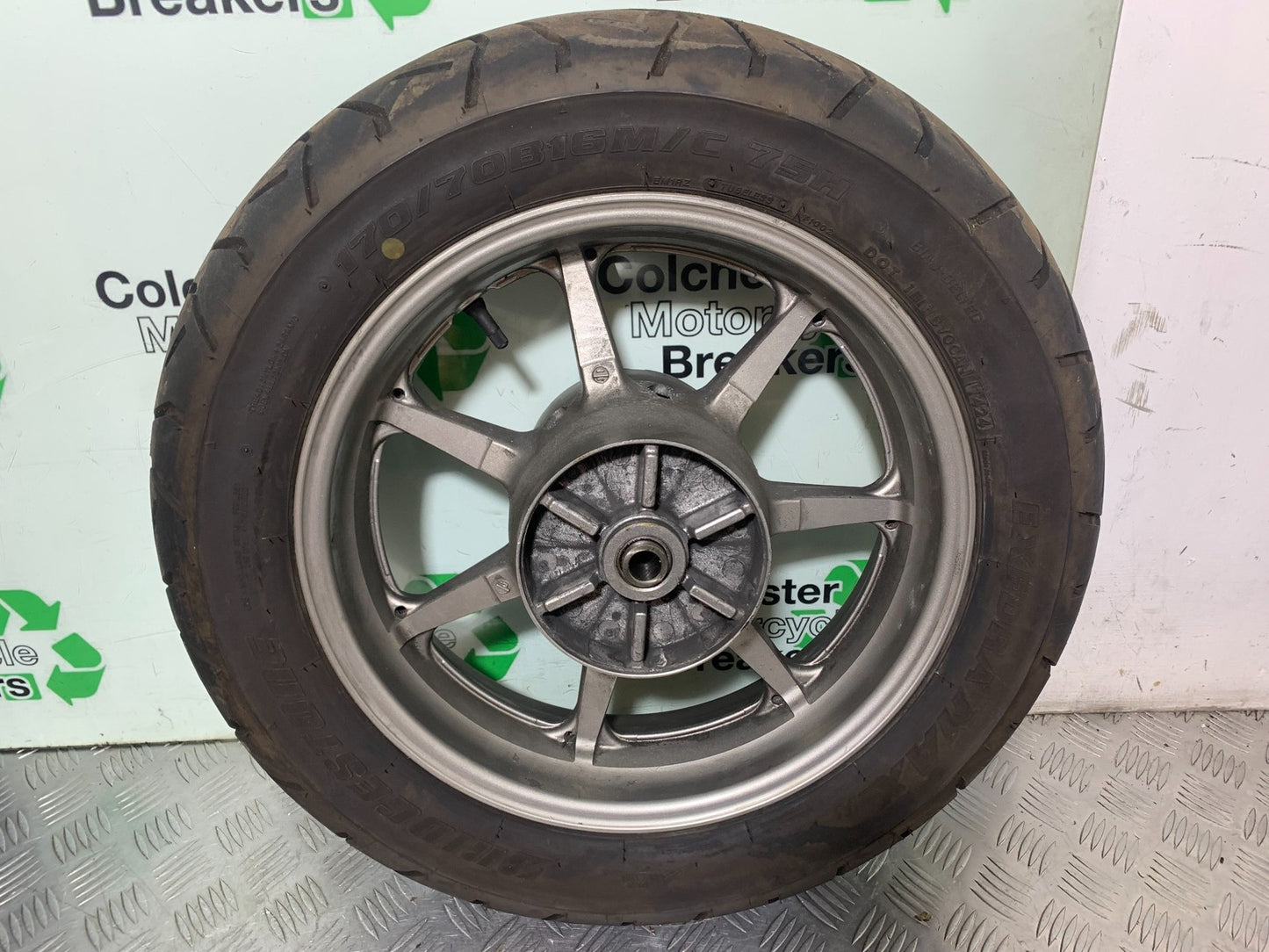 YAMAHA XVS 1300 MIDNIGHT STAR REAR WHEEL YEAR 2007-16 (CMB1200)