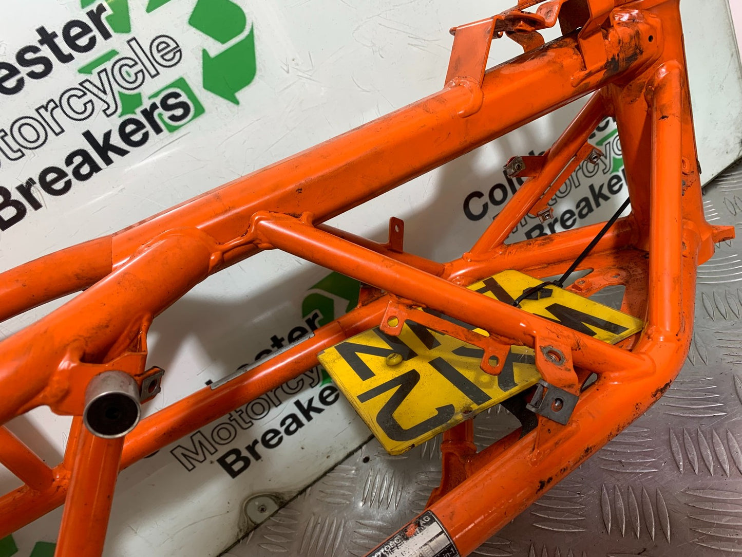 KTM 690 DUKE R LC4 CHASSIS FRAME REG LOG BOOK YEAR 2012-2015 (CMB1180)