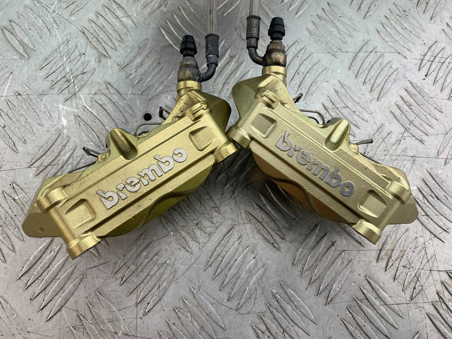 APRILIA RSV1000 R FACTORY MILLE FRONT BRAKE CALIPERS  2004-09 (CMB1203)
