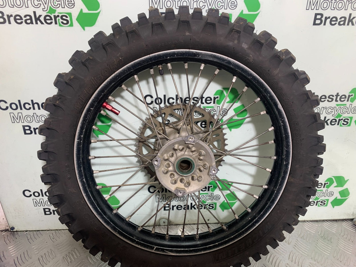 KAWASAKI KXF450 KXF 450 REAR WHEEL YEAR 2013 CMB1217)
