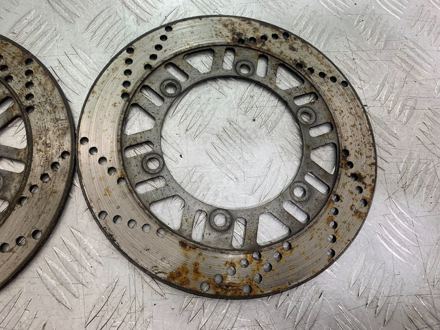KAWASAKI GPZ600 GPZ 600 FRONT BRAKE DISCS  YEAR 1988-90 (CMB1258)