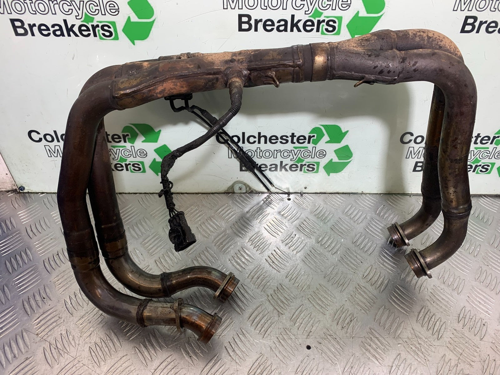 APRILIA TUONO 1000 V4 EXHAUST DOWNPIPES  YEAR 2013-2014  (CMB1239)