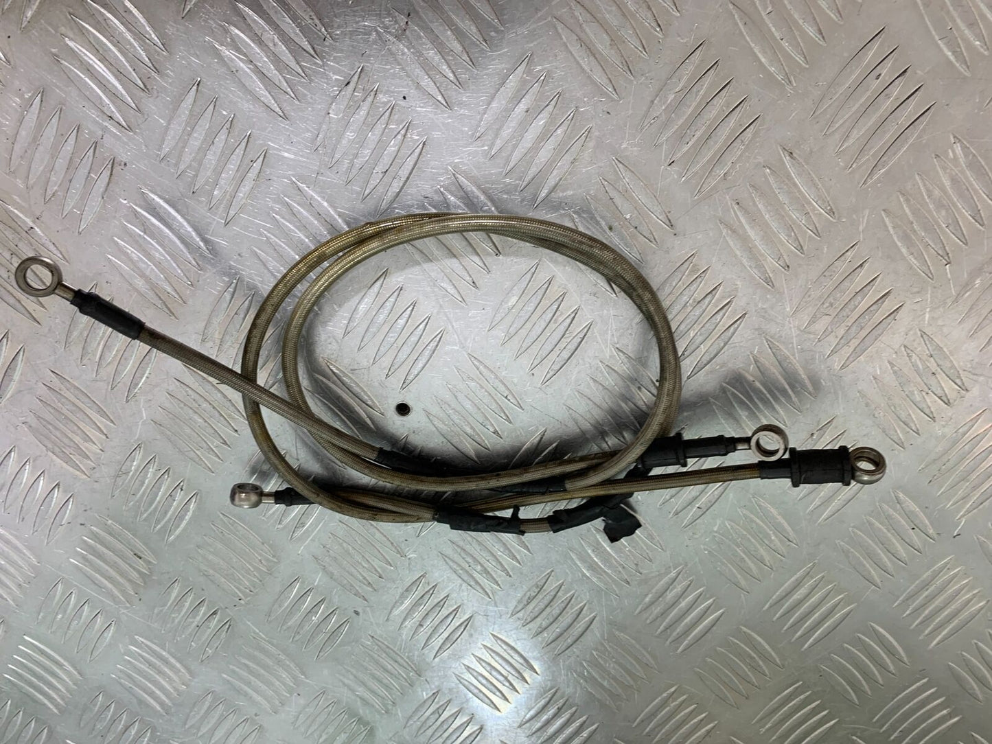 SUZUKI SV650 SV 650 BRAIDED FRONT BRAKE LINES   YEAR 2003-2006 (CMB1024)