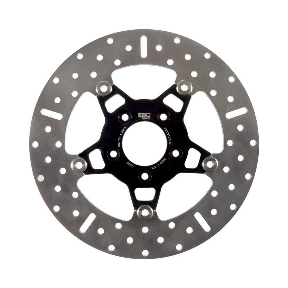 EBC Front Floating 5 Bobbin Black Chrome Hub Narrow Band Disc - FSD010BLK