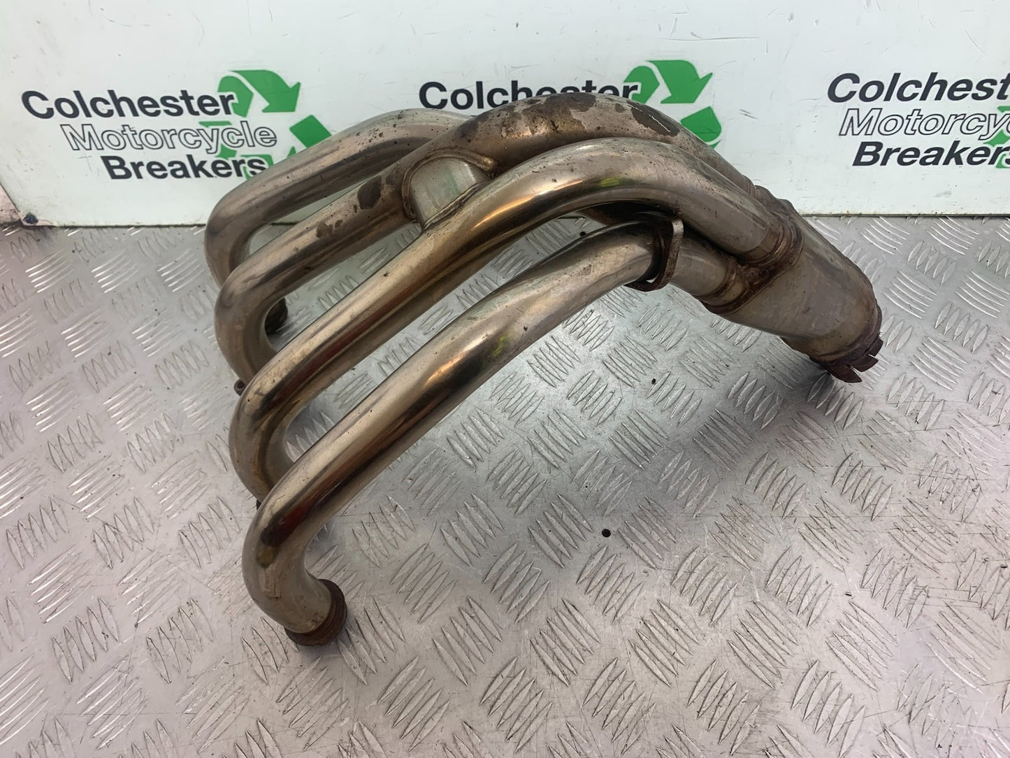 SUZUKI GSX750 INAZUMA DOWNPIPES (DAMAGED) YEAR 1998-2003 (CMB1308)