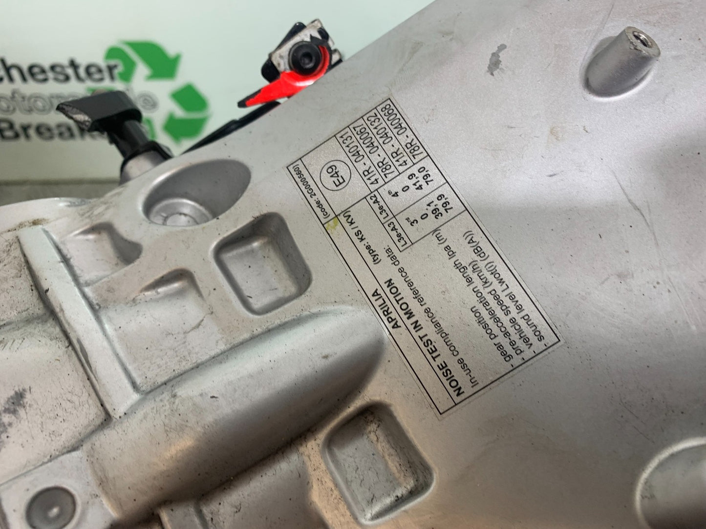 APRILIA RS660 RS 660 FRAME REG LOG BOOK YEAR 2020-2024 (CMB1202)