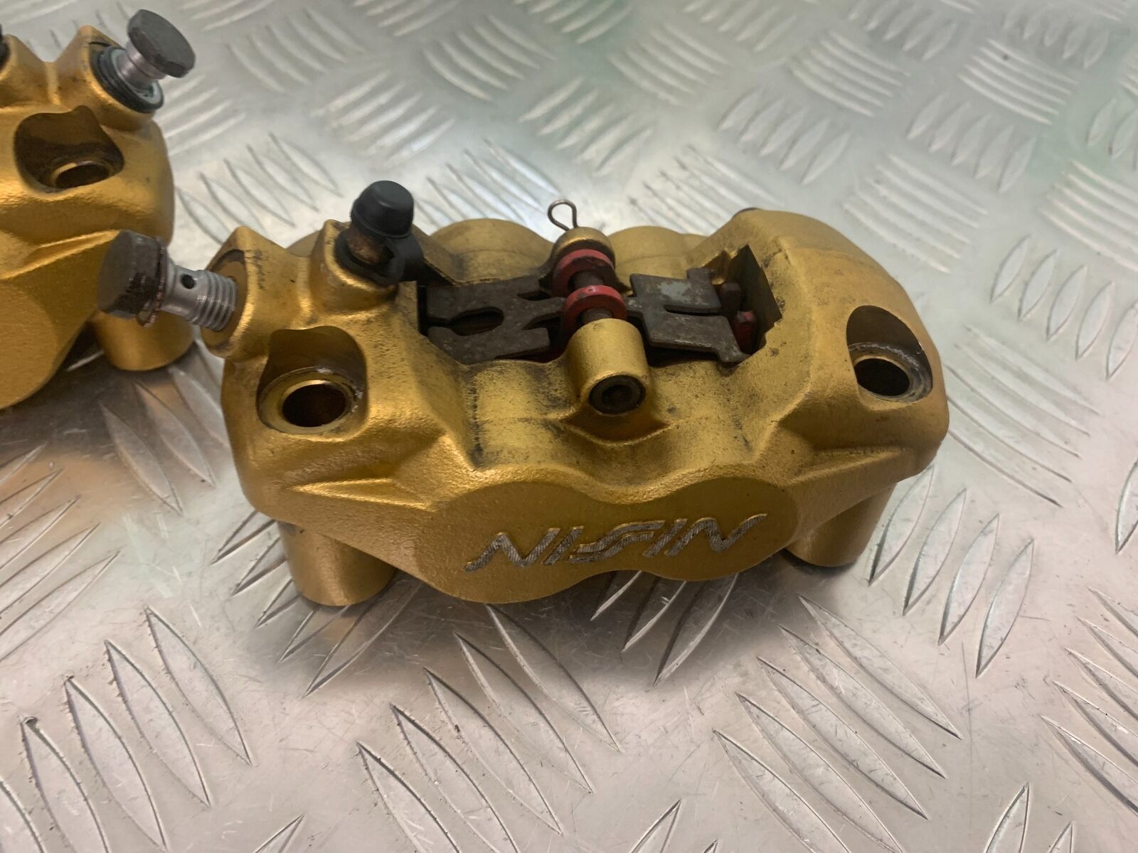 TRIUMPH 675 STREET TRIPLE RX FRONT CALIPERS  YEAR 2015-2017  (STOCK 971)